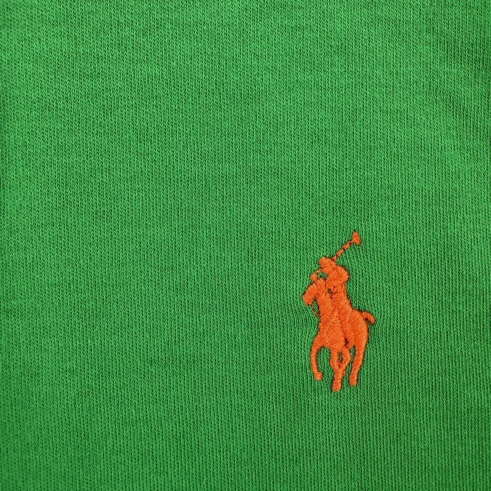 Polo Ralph Lauren Polo Shirt Mens Medium Green Custom Fit Cotton Pony Logo Top